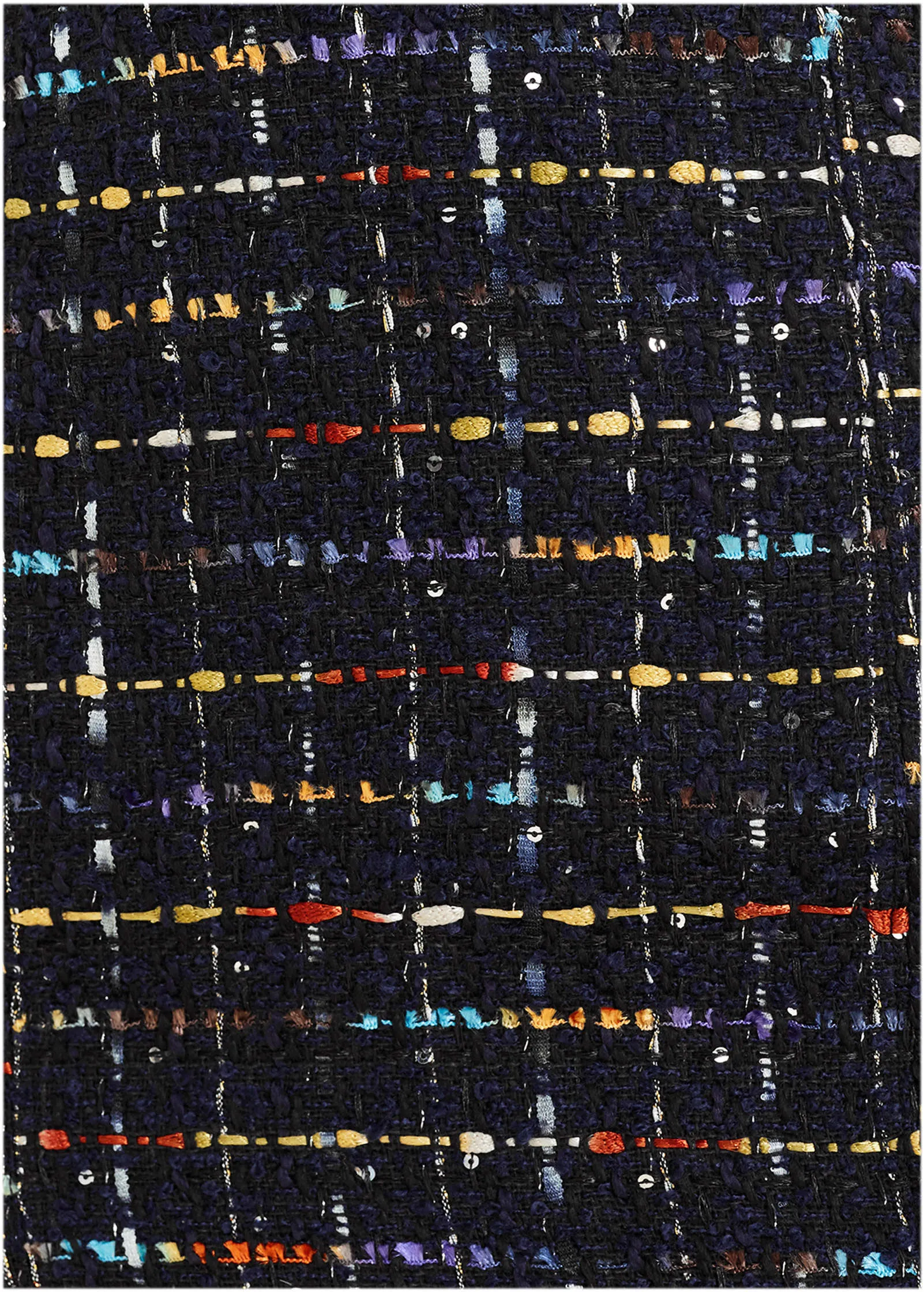 Rhinestone Tweed Mini Dress - Black Multi sold by VENUS product image thumbnail 4