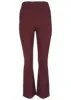 Smoothing Ponte Kick Flare Pants - Wine sold by VENUS