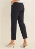 Smoothing Ponte Straight Leg Pants - Black sold by VENUS