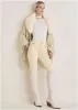 Faux-Fur Trim Wrap - Cream sold by VENUS