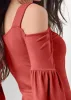 Embellished Neckline Top  - Baked Apple sold by VENUS