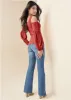 Embellished Neckline Top  - Baked Apple sold by VENUS
