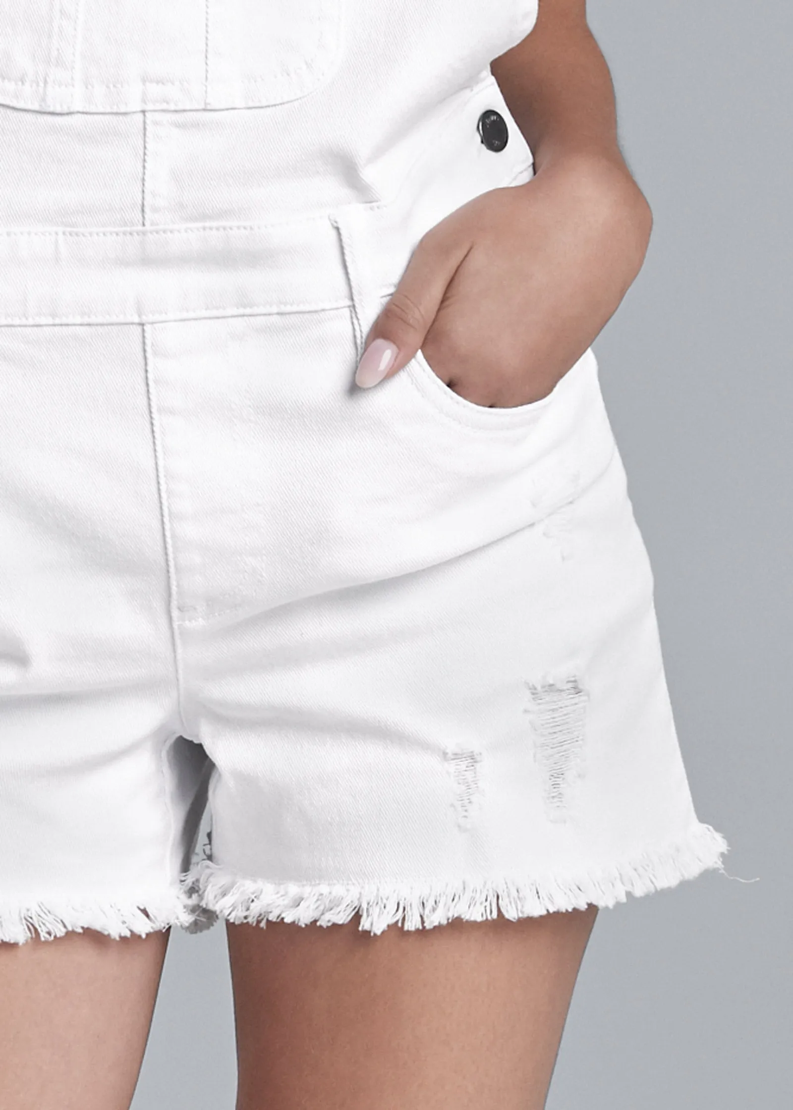 Denim Overalls - White Denim sold by VENUS product image thumbnail 3