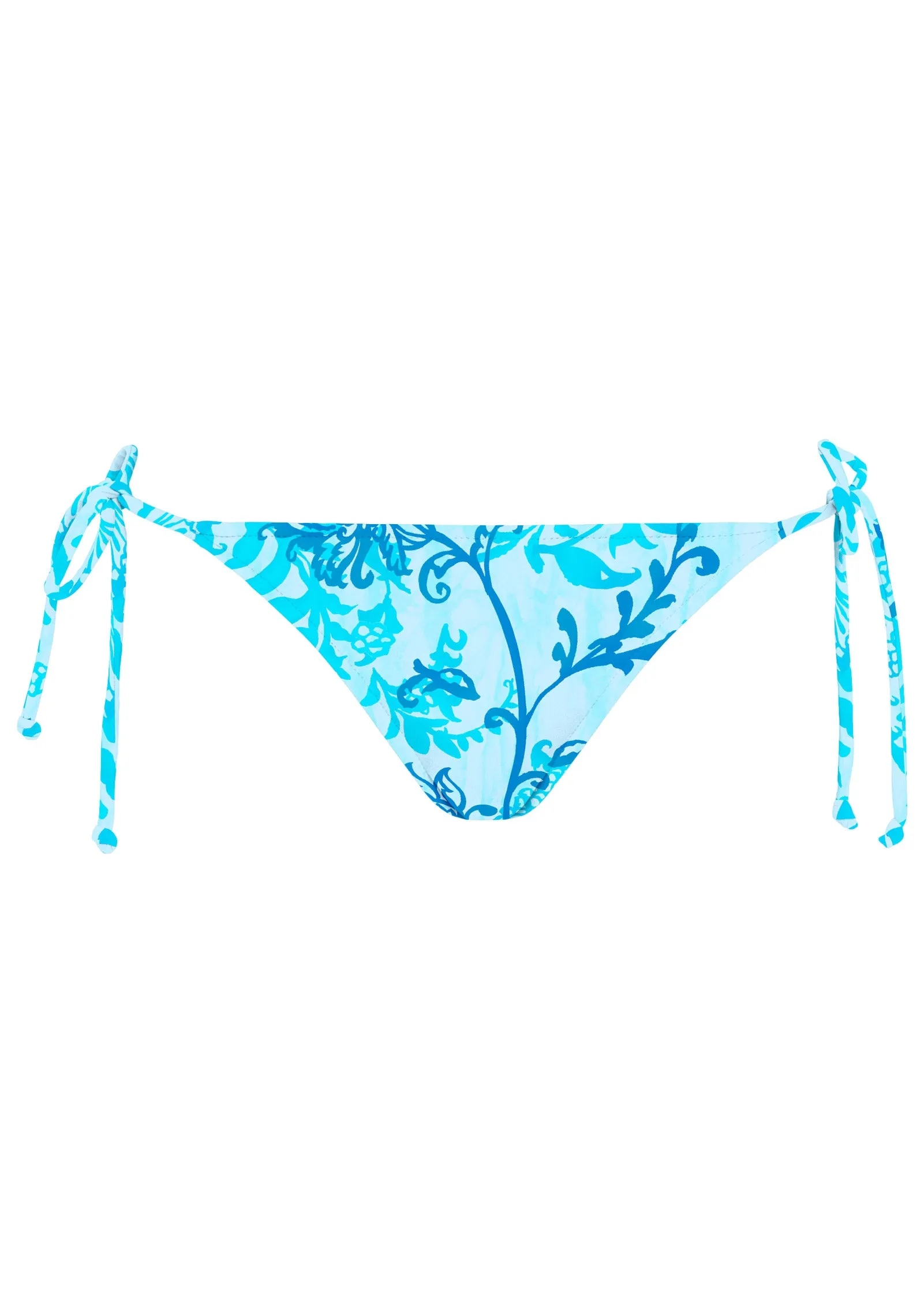 Miami Tie Side Bottom - Aqua Floral Vine sold by VENUS product image thumbnail 5
