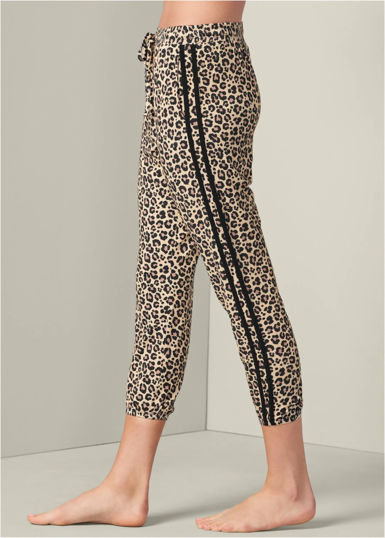 Stripe Pajama Joggers - Brown Multi sold by VENUS product image thumbnail 3