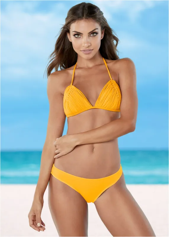 Low-Rise Bikini Bottom - Primrose Gold sold by VENUS