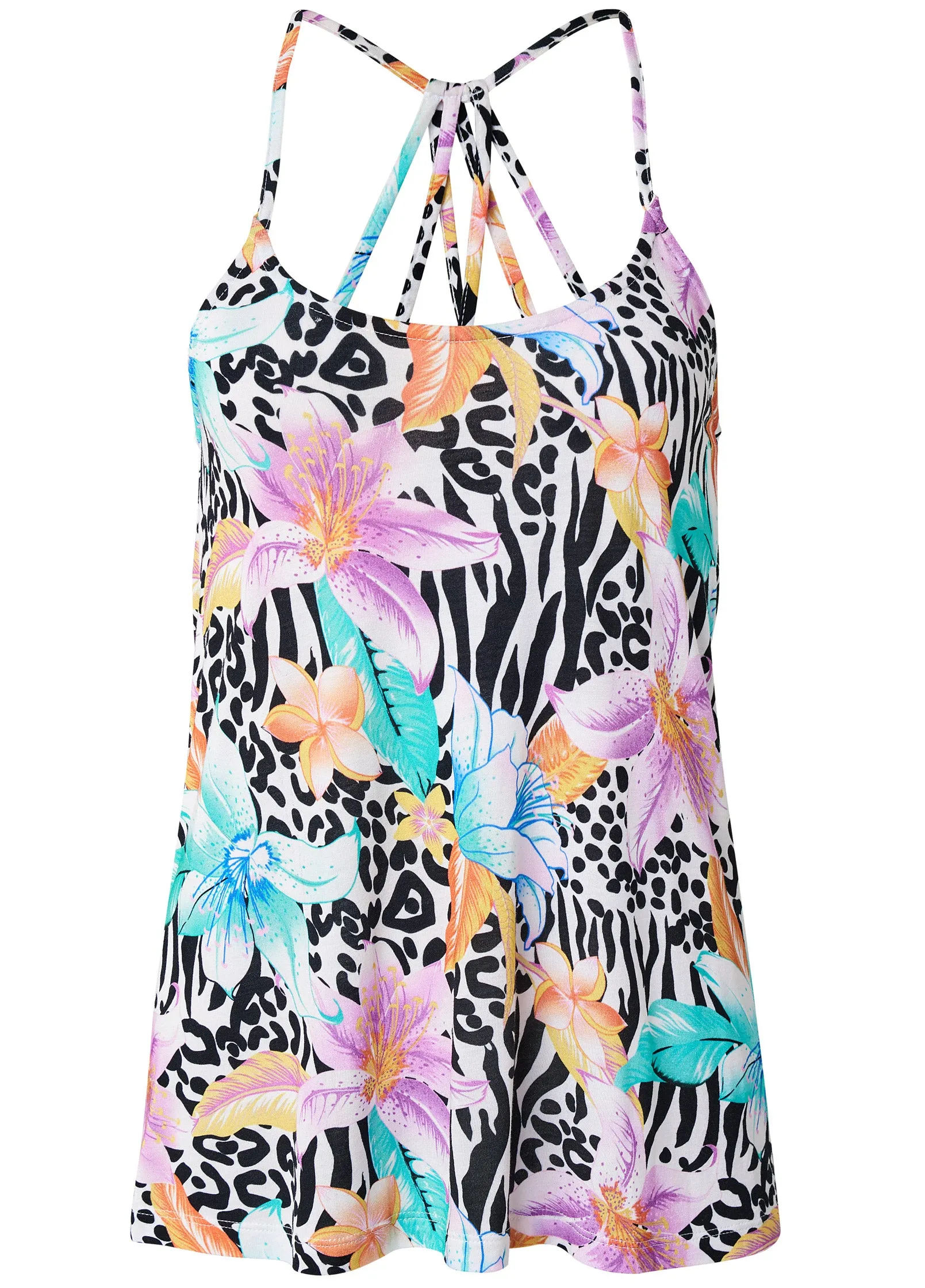 Back Detail Printed Tank - White Multi sold by VENUS product image thumbnail 4