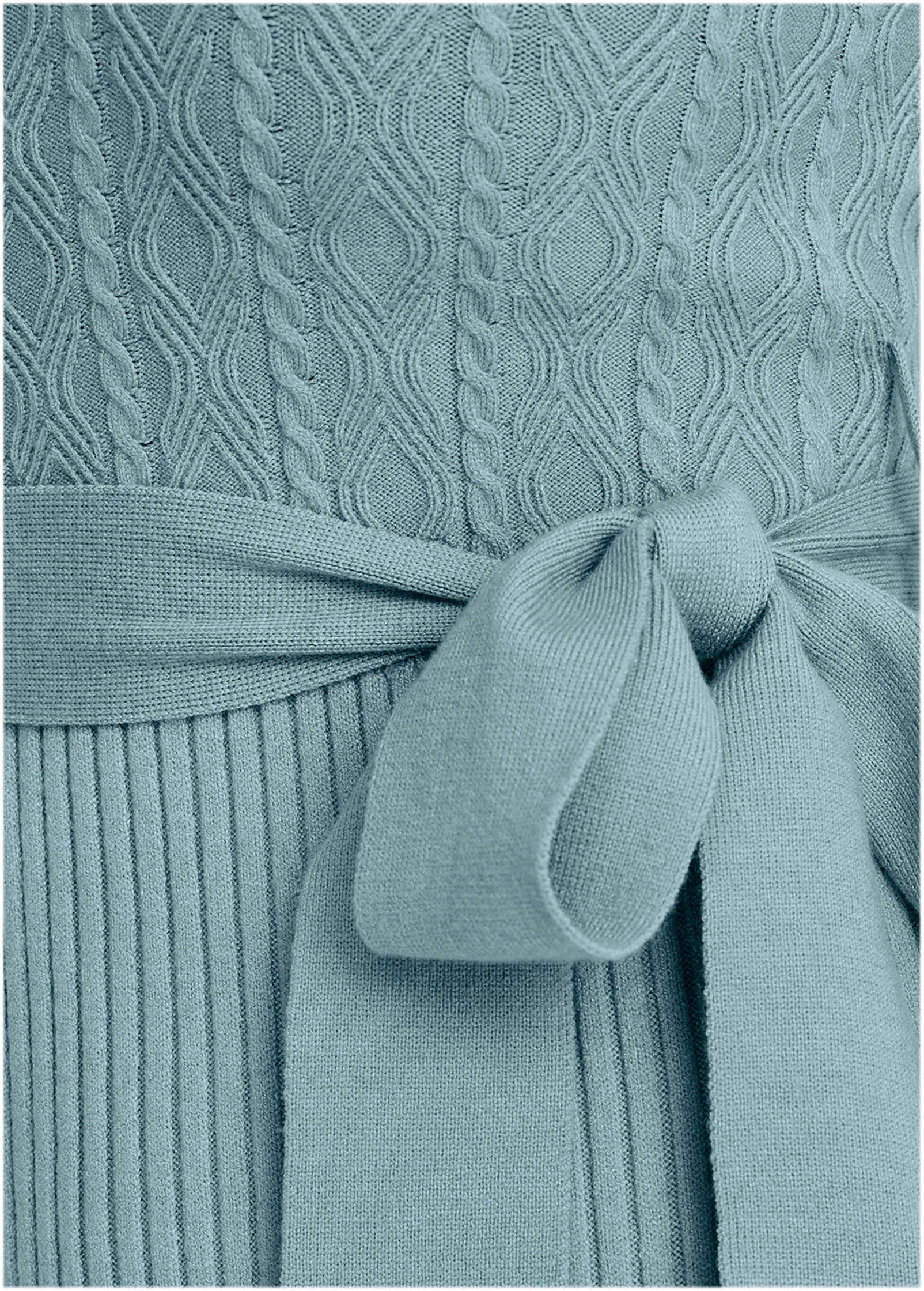 Belted Maxi Sweater Dress - Tourmaline sold by VENUS product image thumbnail 3