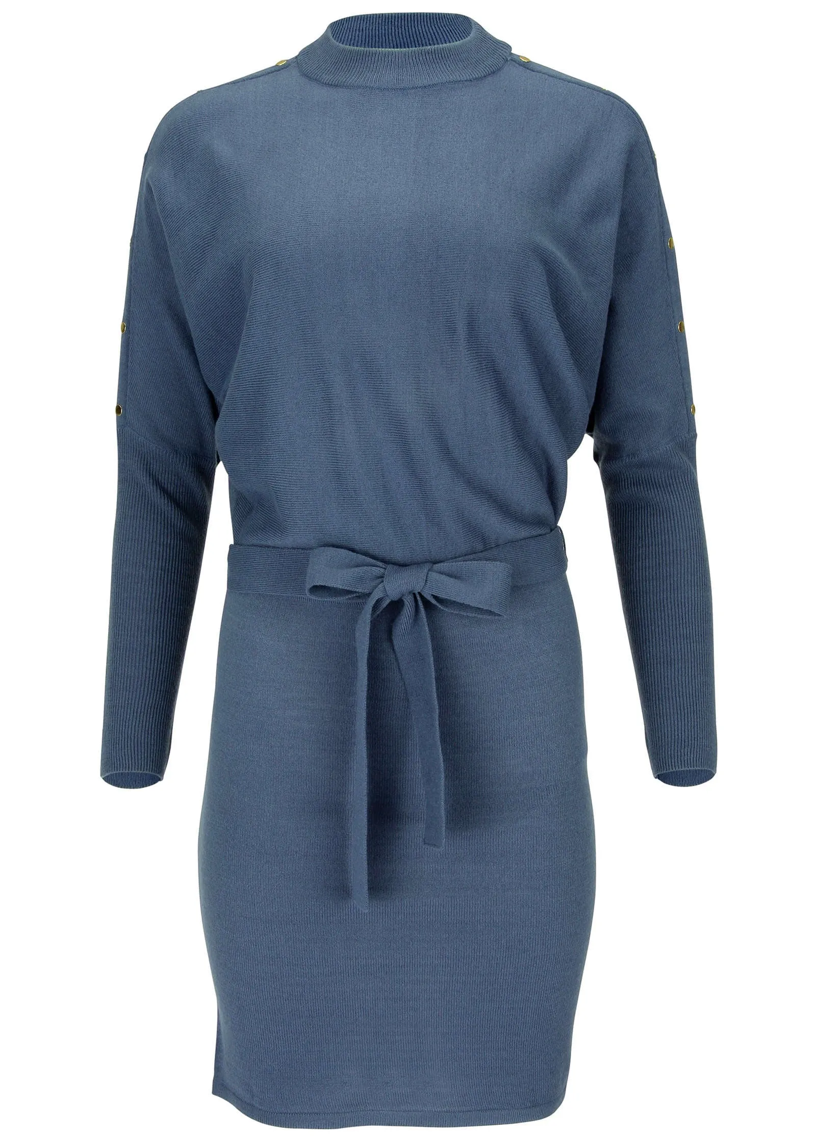 Dolman Sleeve Sweater Dress - Vintage Indigo sold by VENUS product image thumbnail 4