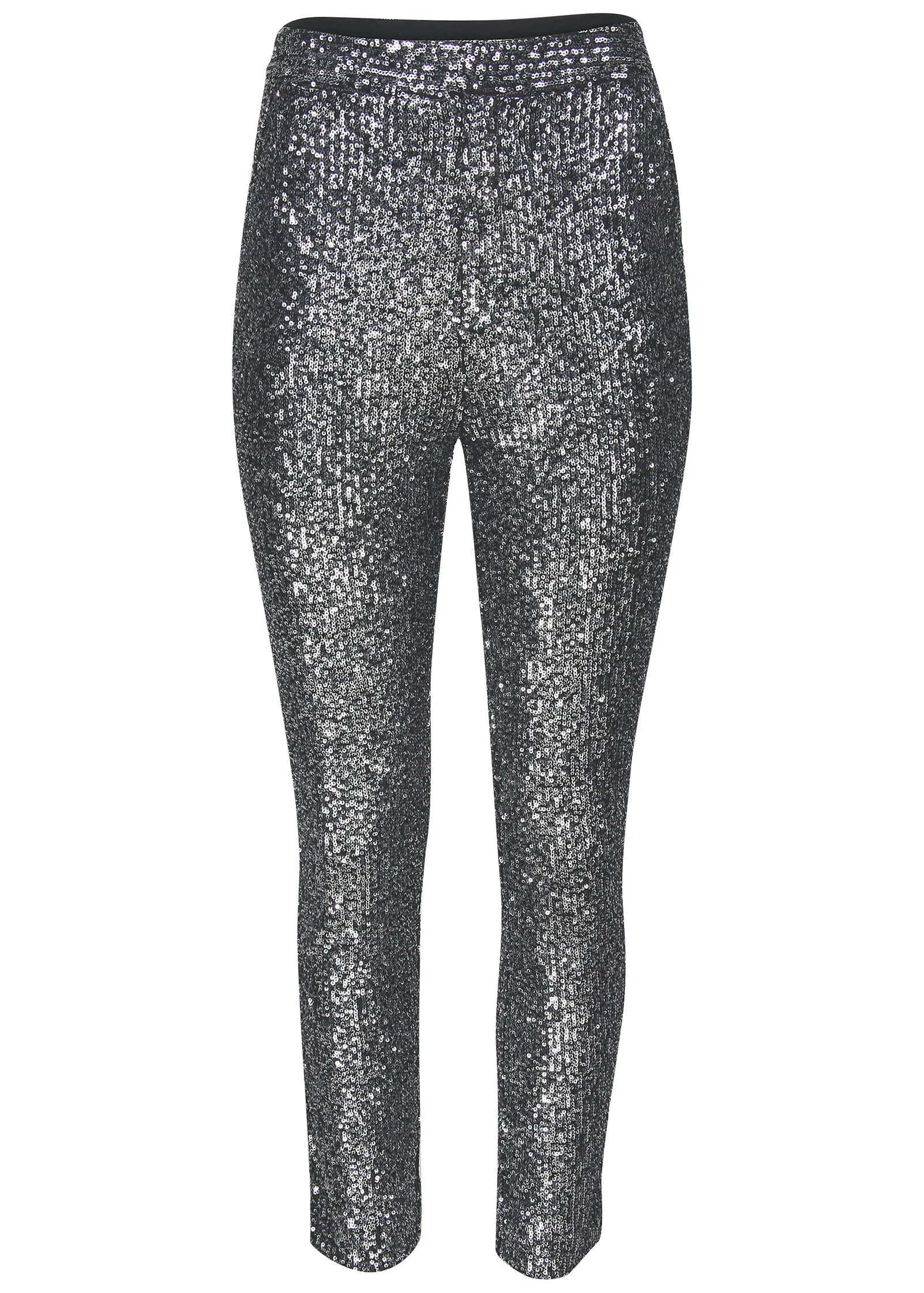 Sequin Straight Leg Pants - Silver sold by VENUS product image thumbnail 5