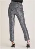 Sequin Straight Leg Pants - Silver sold by VENUS