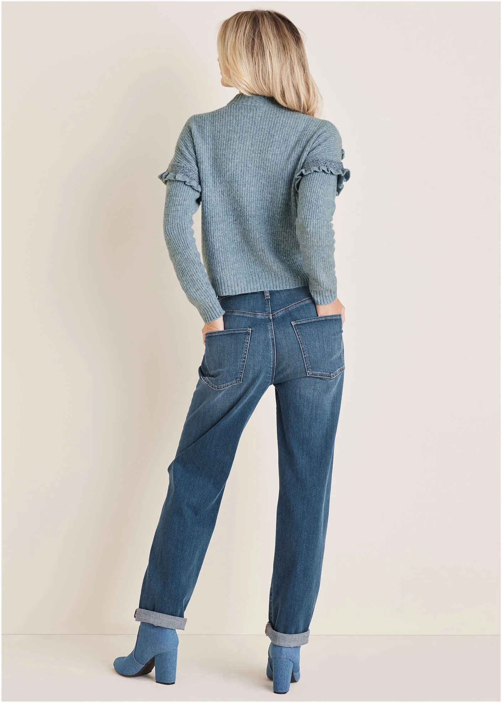 Cheveron Sweater - Tourmaline sold by VENUS product image thumbnail 2