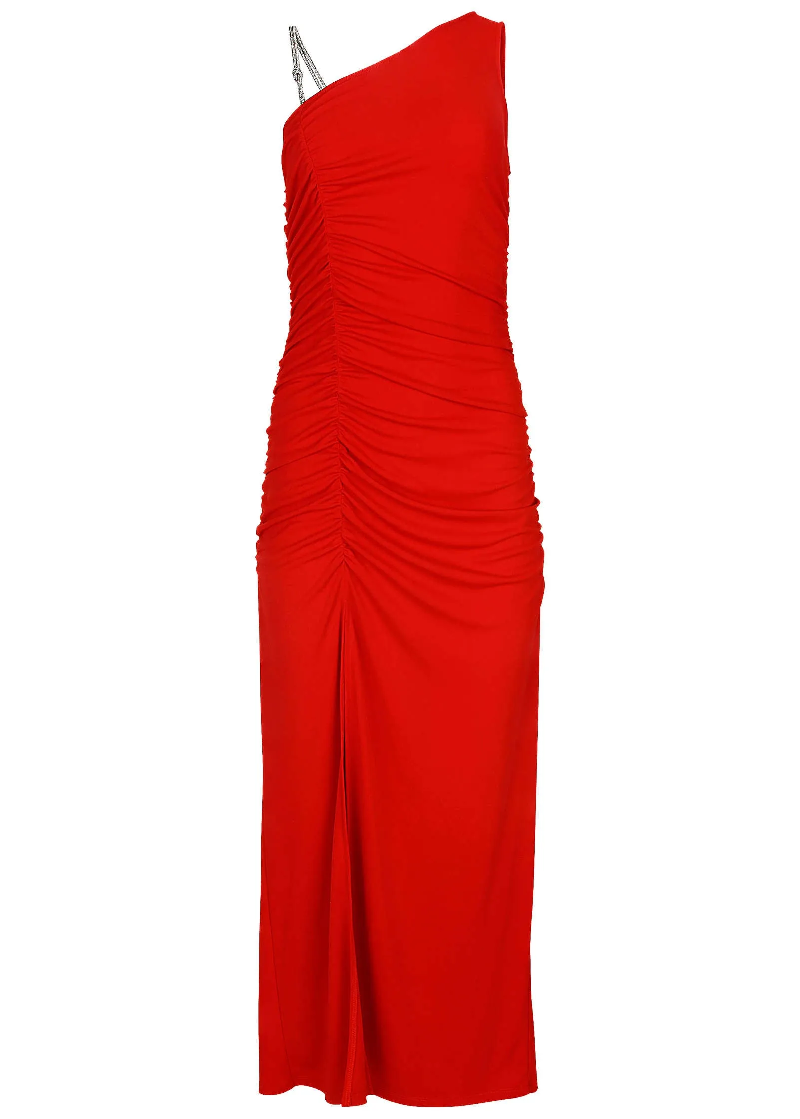High Slit Maxi Dress - Goji Berry sold by VENUS product image thumbnail 5