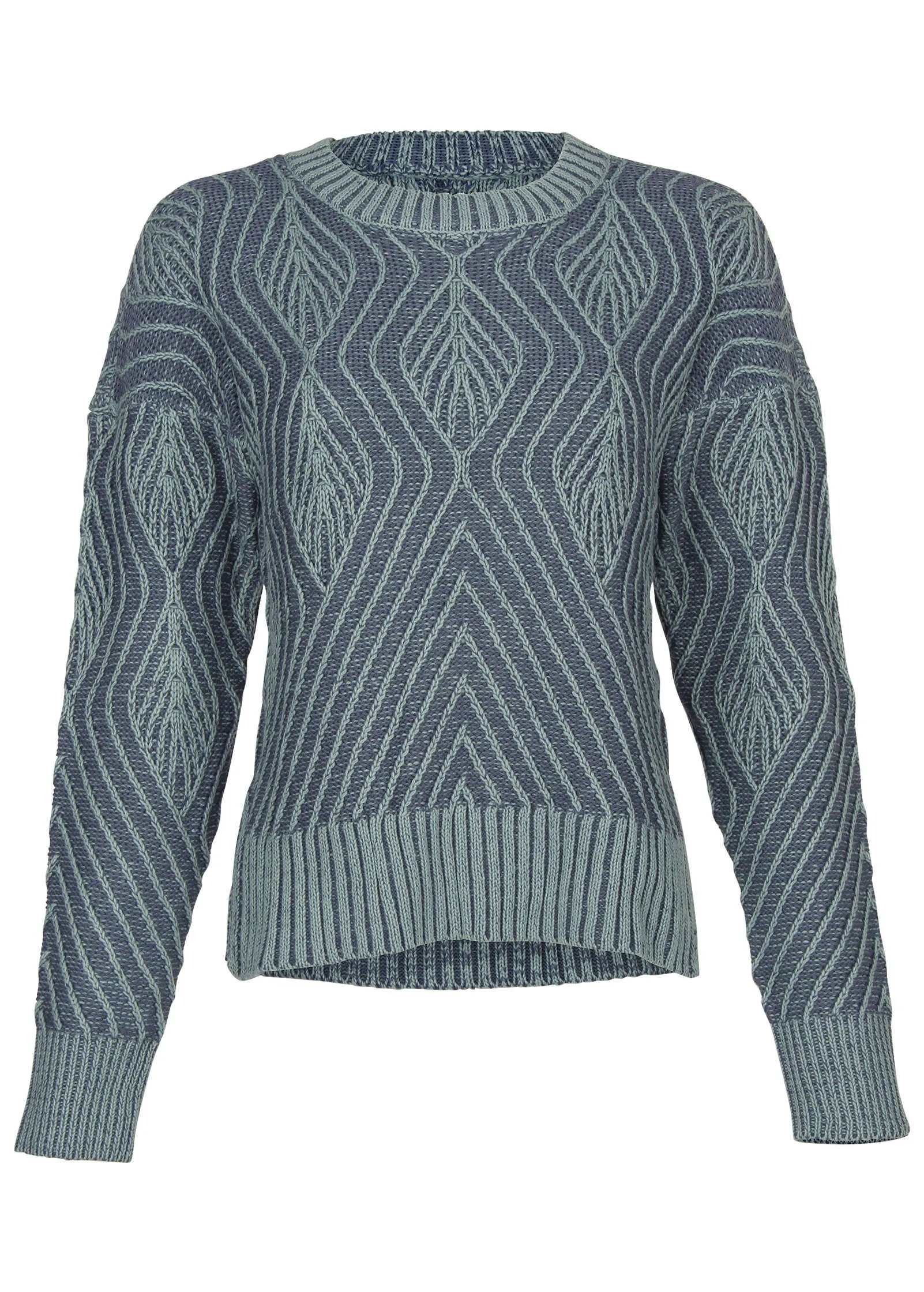 Stitch Interest Sweater - Tourmaline sold by VENUS product image thumbnail 4
