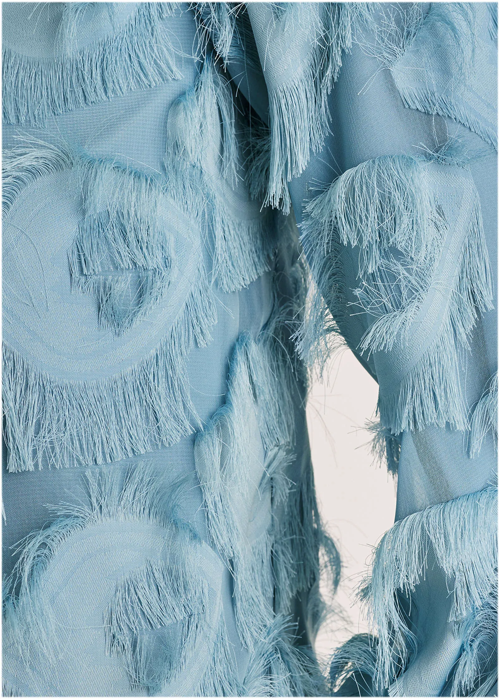 Feathered Long Sleeve Top - Tourmaline sold by VENUS product image thumbnail 3