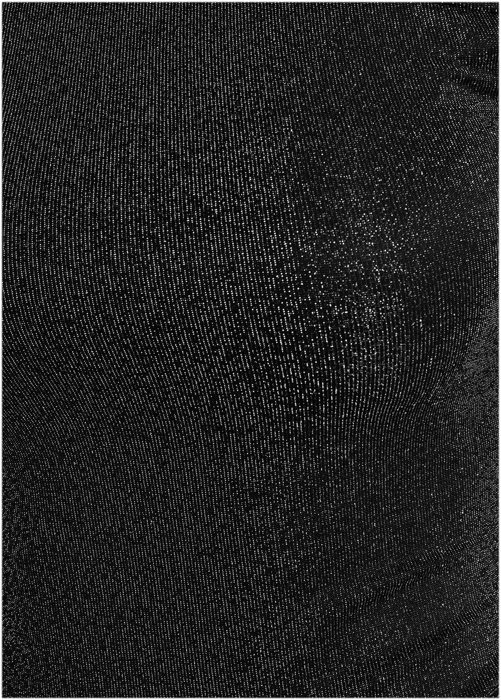 Glitter Knit One Shoulder Top - Jet Black Glitter Knit sold by VENUS product image thumbnail 3