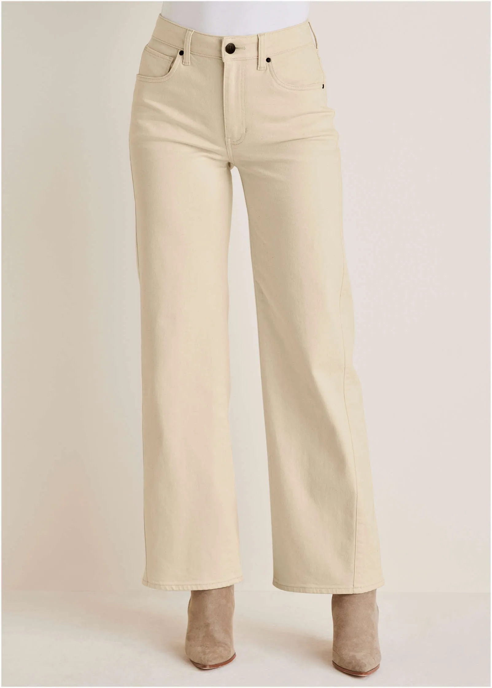Wide Leg Jeans - Natural Wash sold by VENUS product image thumbnail 2