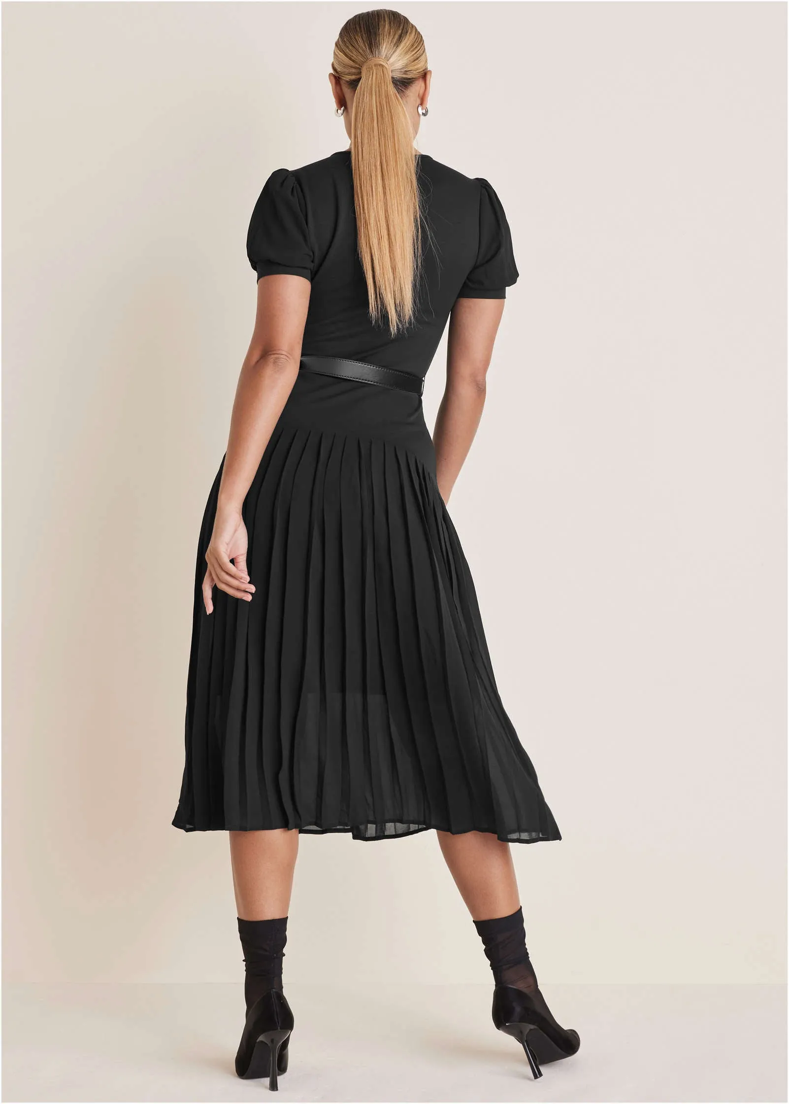 Belted Maxi Dress - Black sold by VENUS product image thumbnail 2