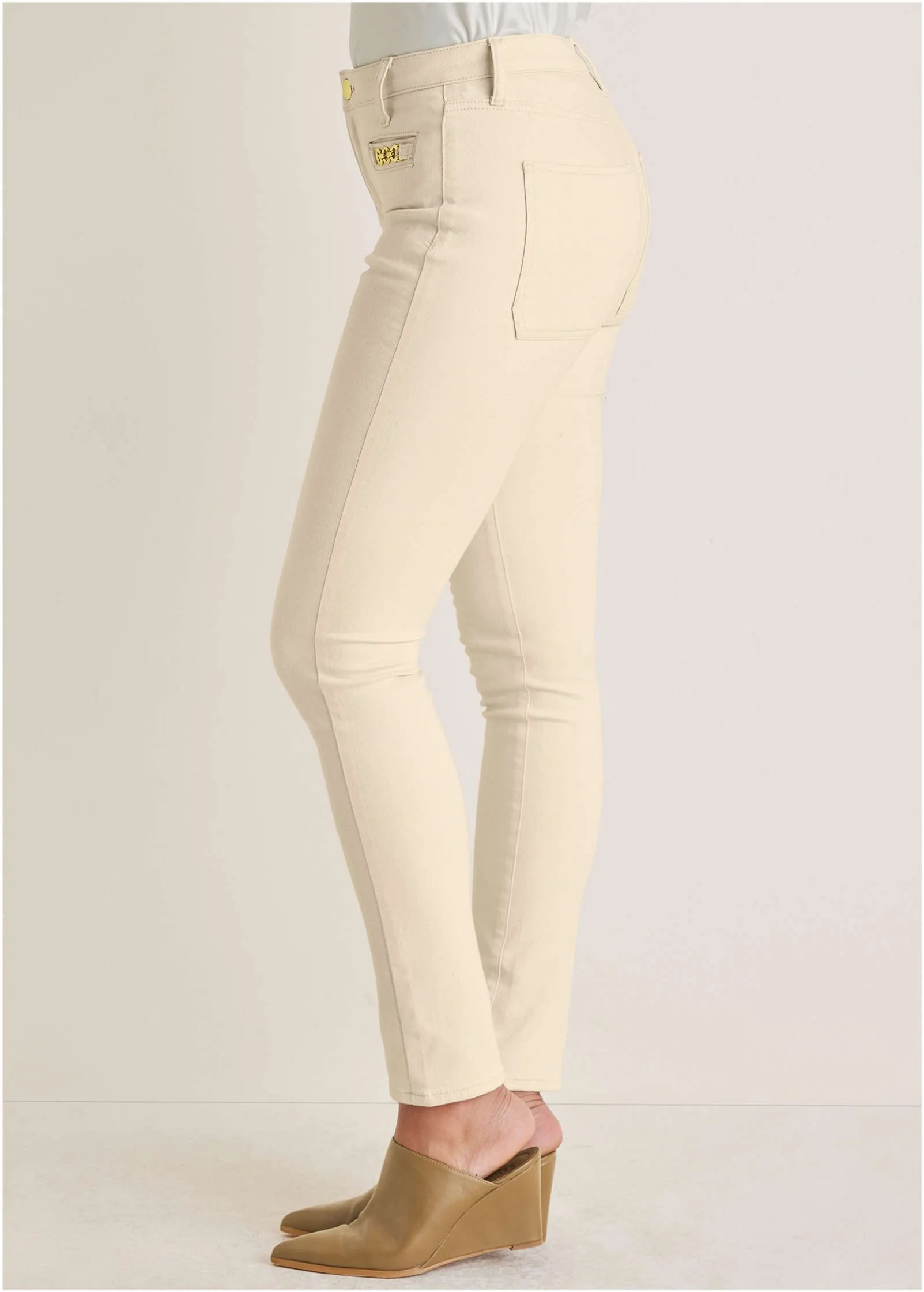 Slim Leg Jeans - Natural Wash sold by VENUS product image thumbnail 4