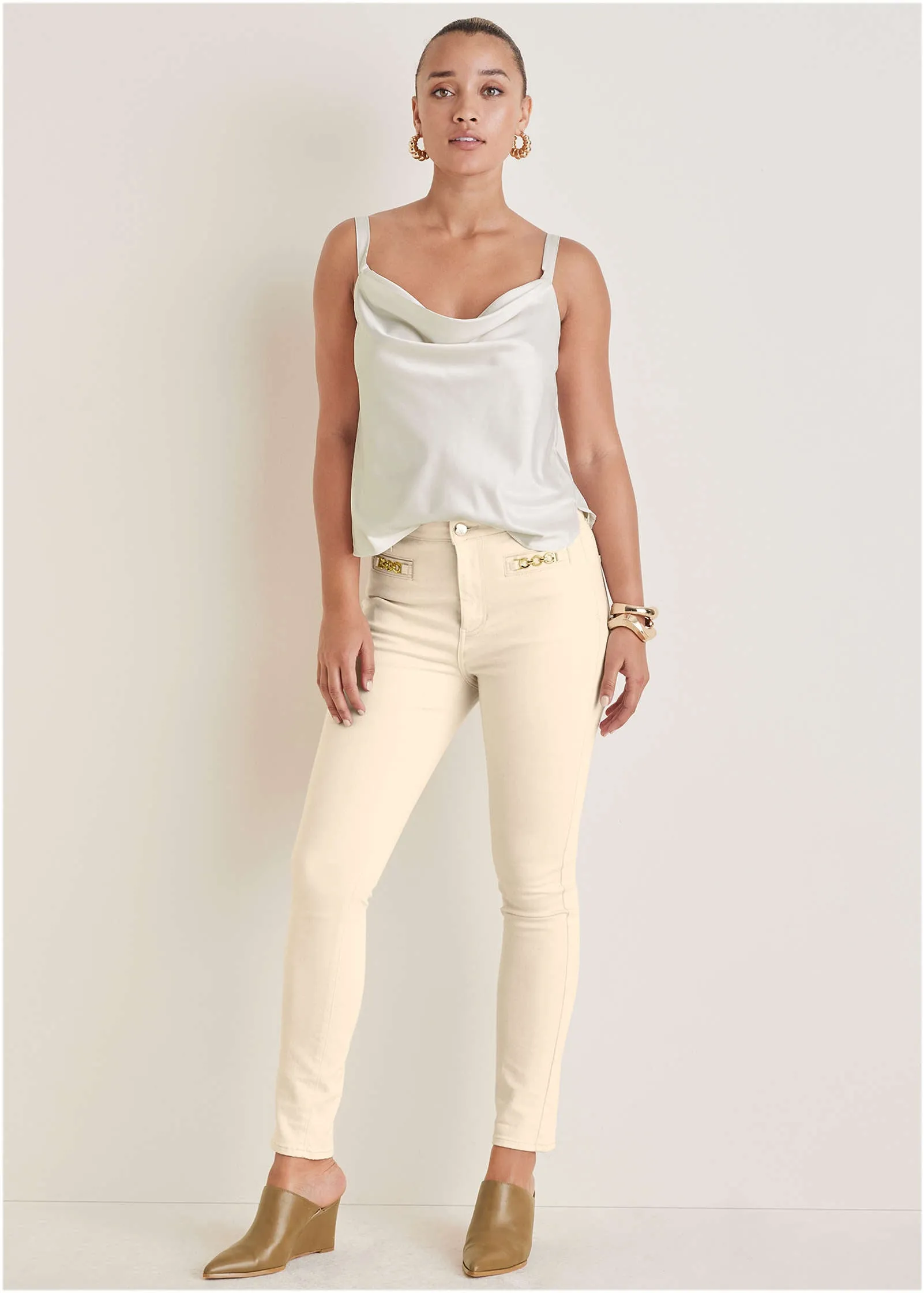 Slim Leg Jeans - Natural Wash sold by VENUS