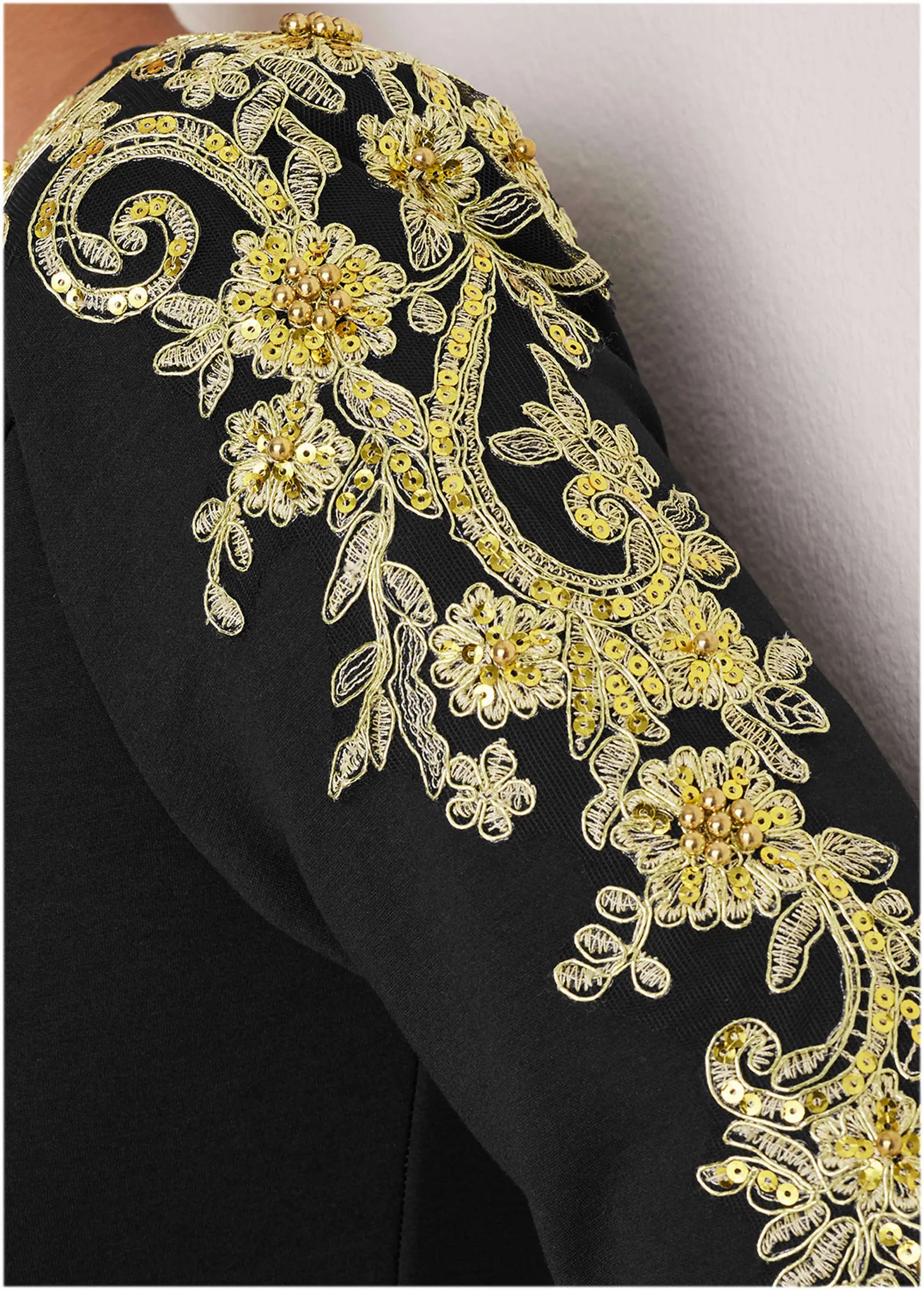 Embellished Scuba Dress - Black sold by VENUS product image thumbnail 3