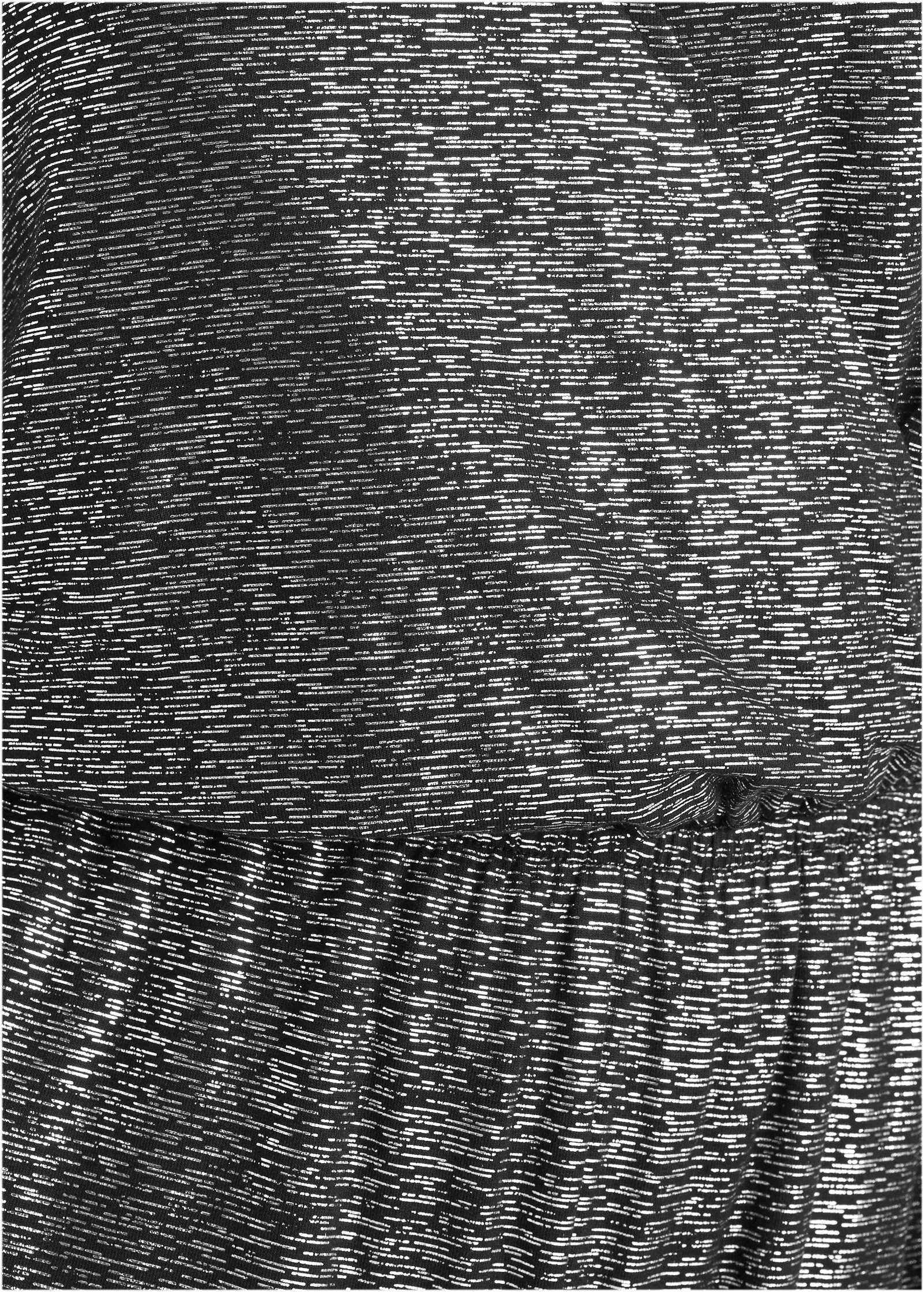 Metallic Flutter Sleeve Jumpsuit - Silver sold by VENUS product image thumbnail 4