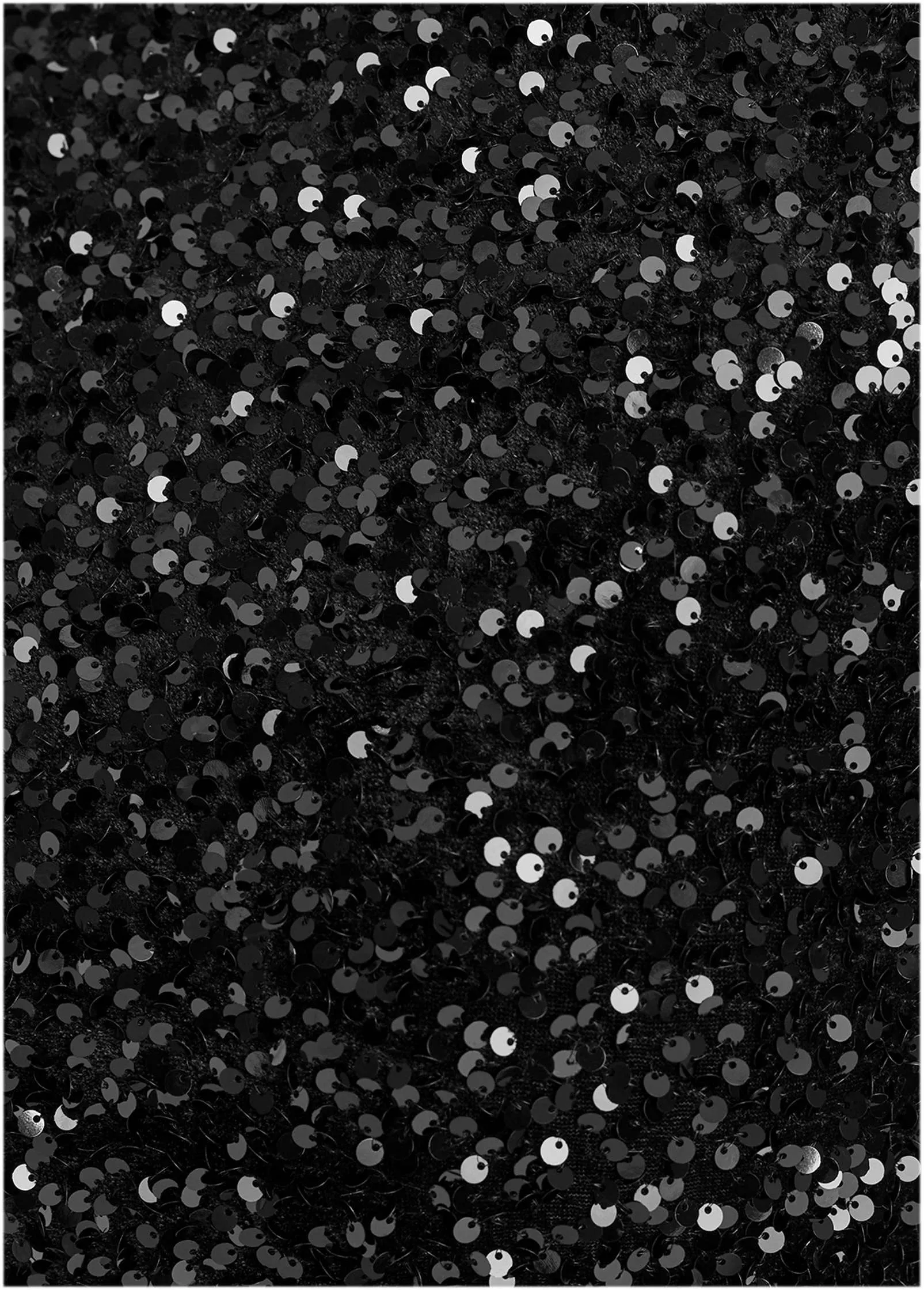 Sequin Velvet Mini Dress - Black sold by VENUS product image thumbnail 5