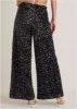 Sequin Velvet Pants - Black sold by VENUS