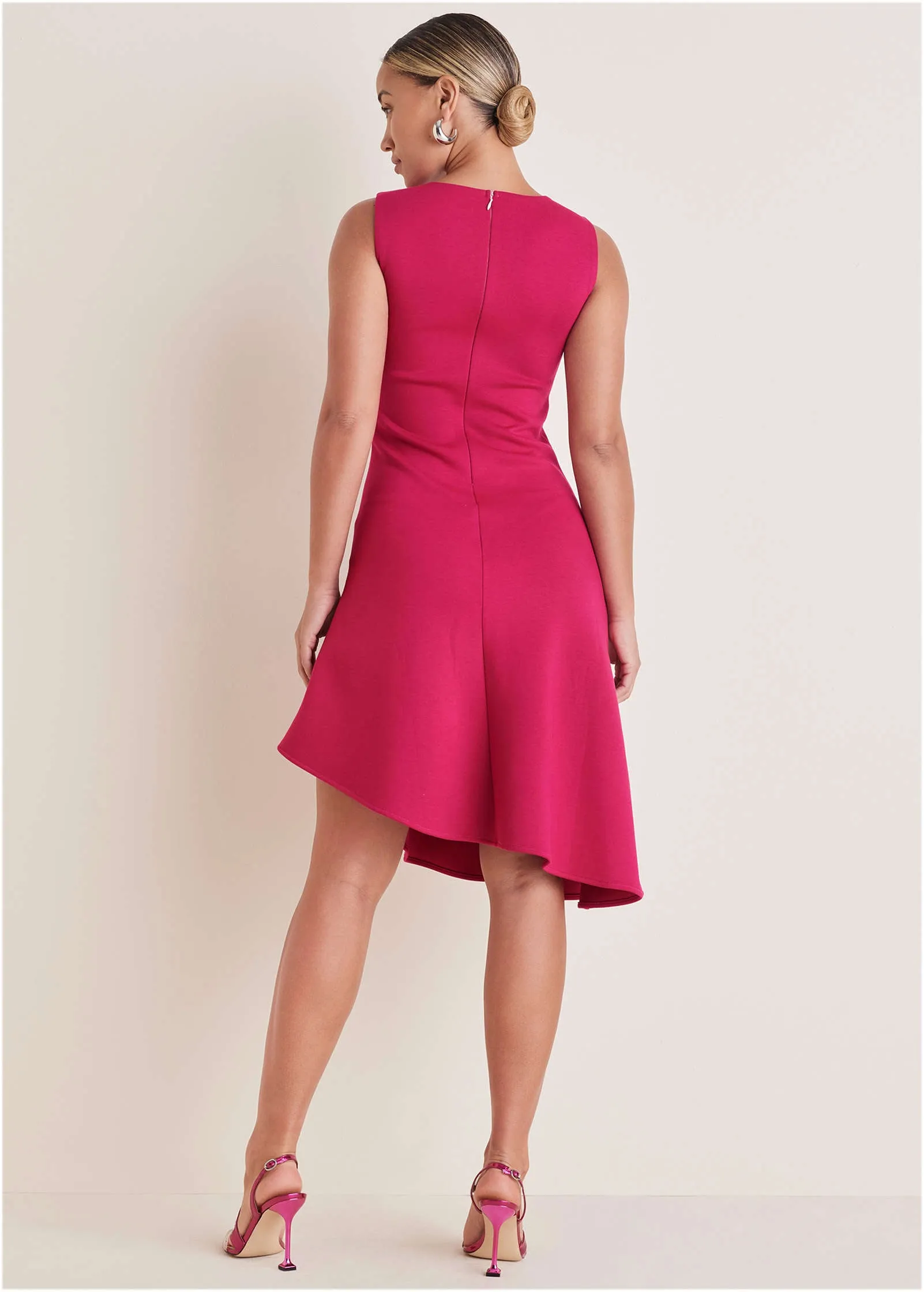 Luxe Scuba High Low Dress - Vivacious sold by VENUS product image thumbnail 2