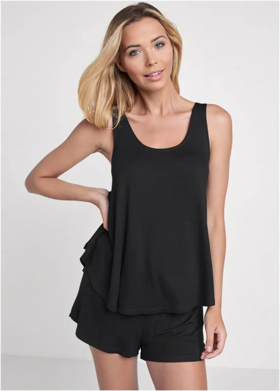 Sleep Tank - Black sold by VENUS
