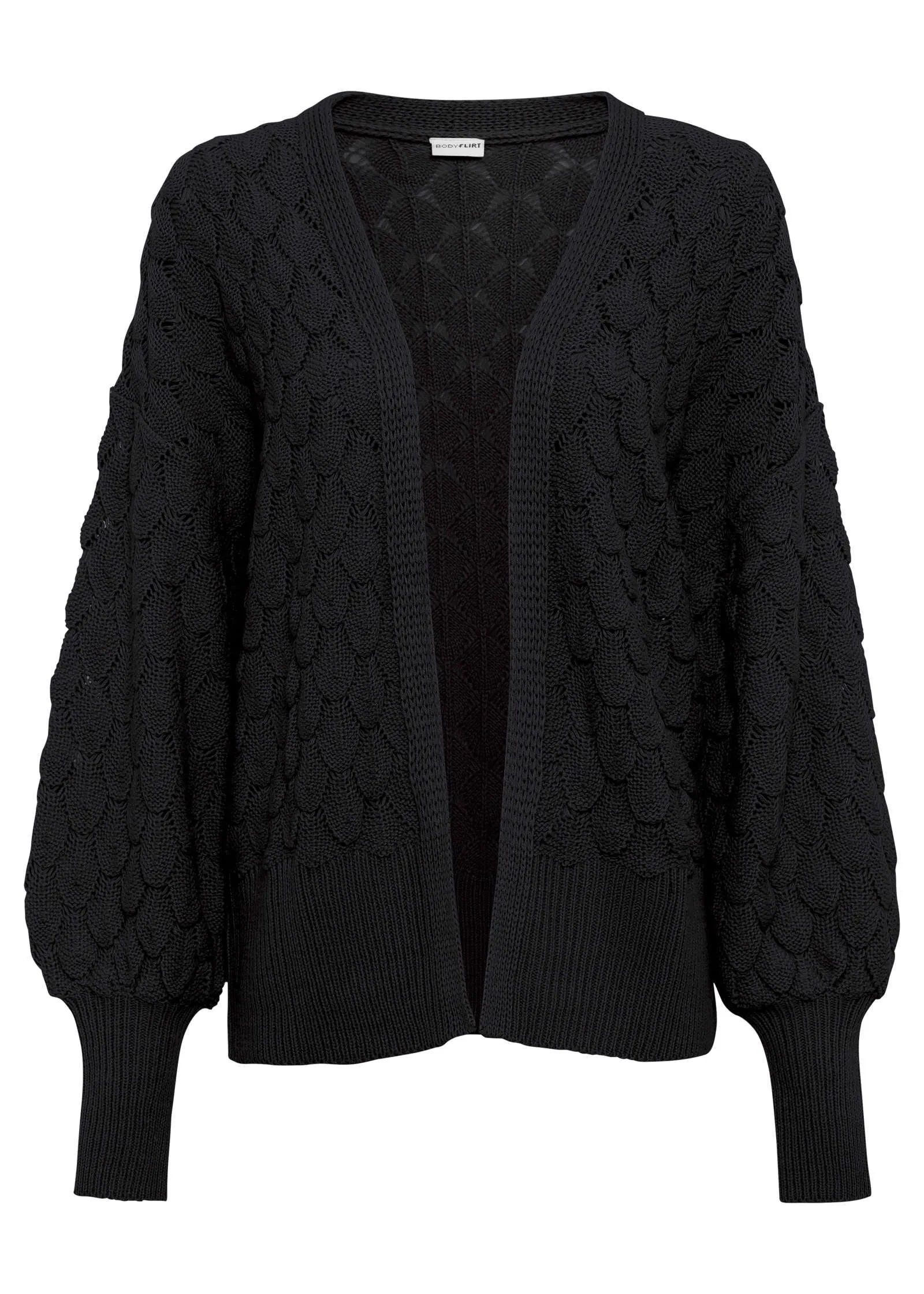 Balloon Sleeve Cardigan - Black sold by VENUS product image thumbnail 5