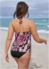 Julie Halter Tankini - Desert Ikat Black sold by VENUS