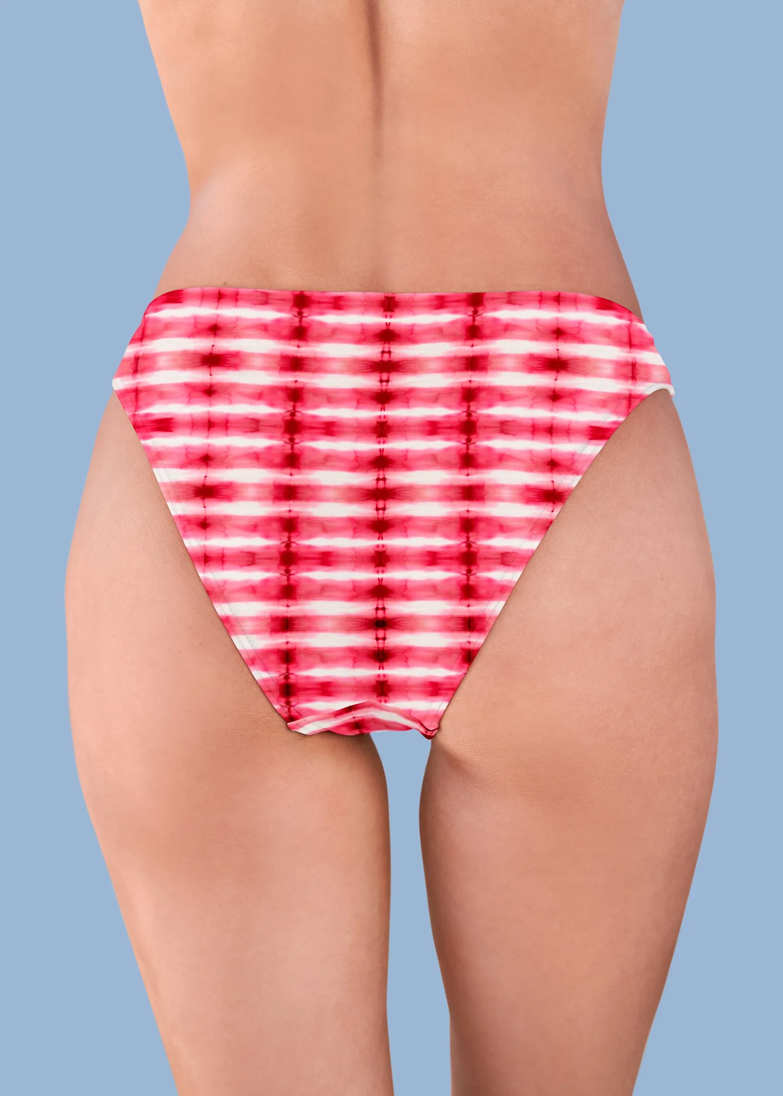 High Leg Bikini Bottom - Tie Dye Stripe sold by VENUS product image thumbnail 4
