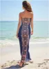 Convertible Maxi Dress - Lavender Paisley Swirl sold by VENUS
