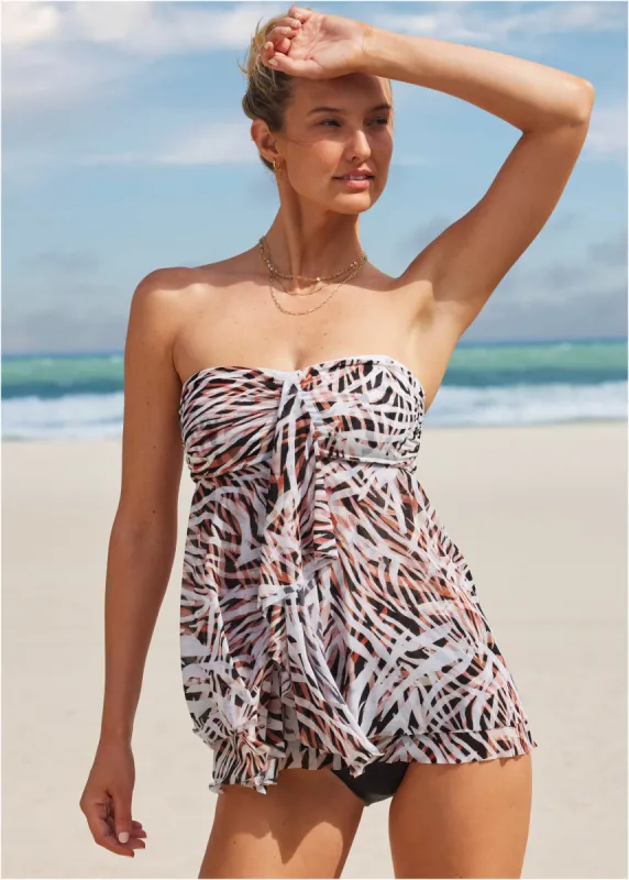 Lanai Bandeau Tankini - Into The Wild sold by VENUS