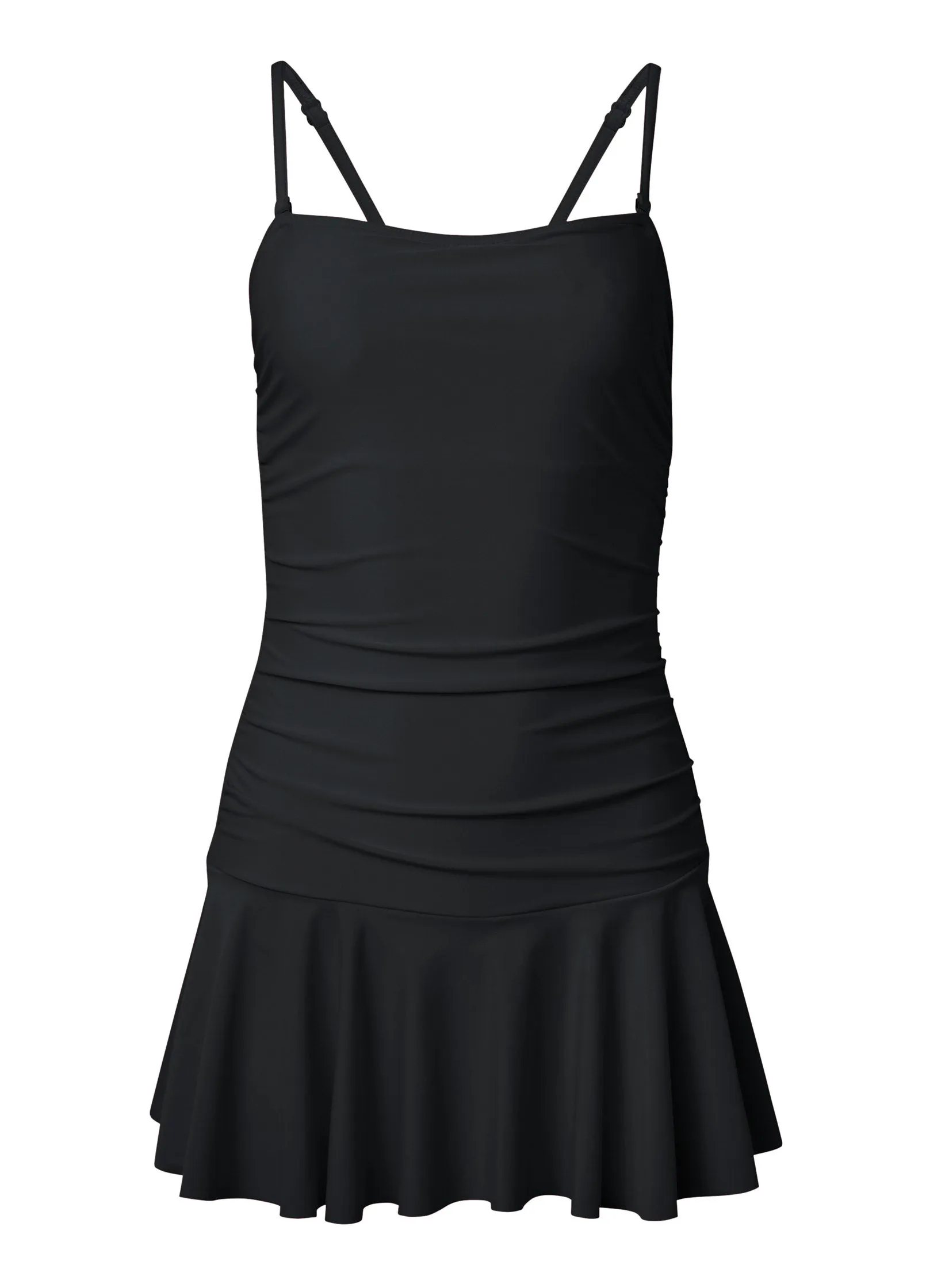 Venice Skirted Swim Dress - Black Beauty sold by VENUS product image thumbnail 4