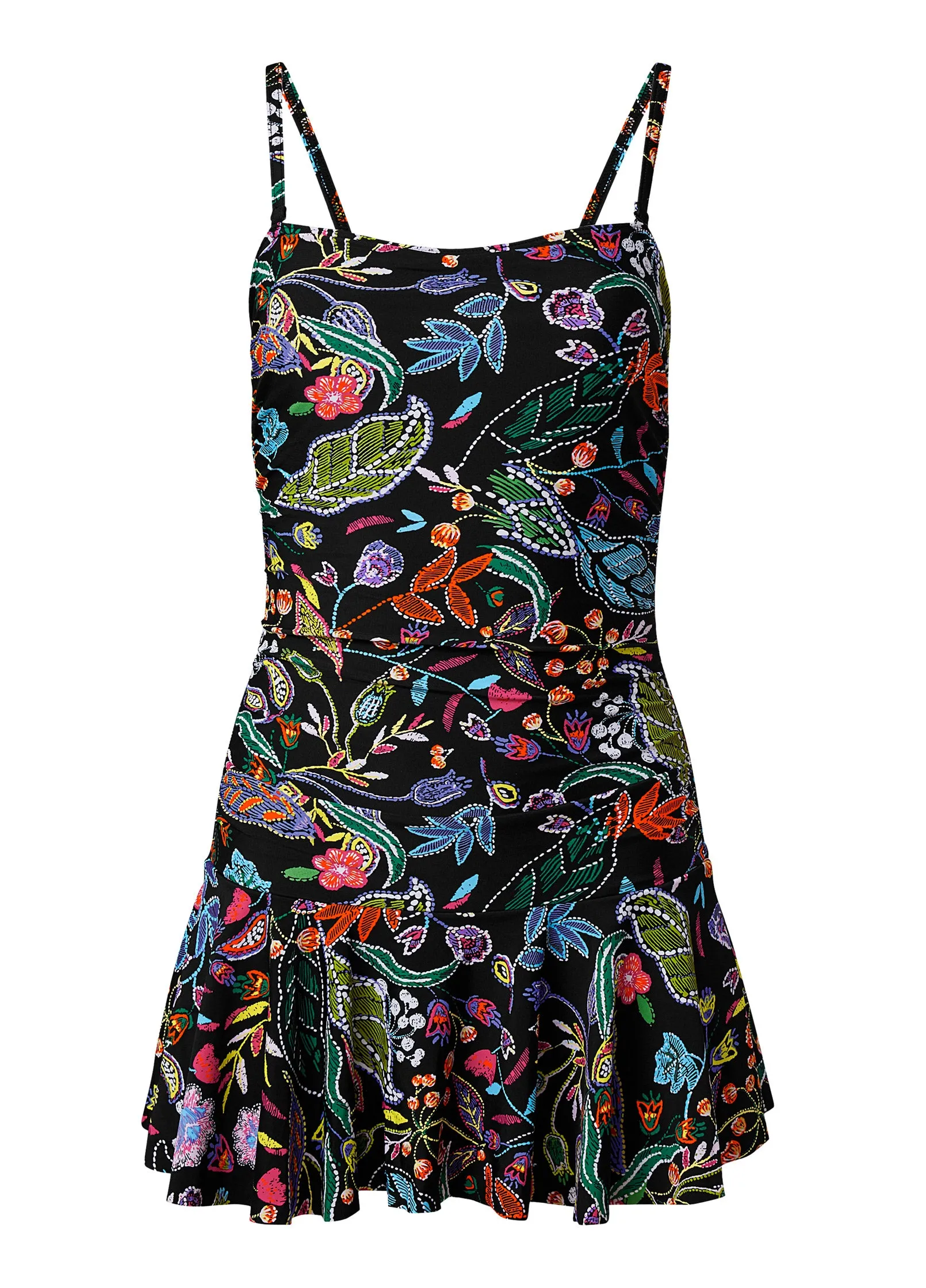Venice Skirted Swim Dress - Midnight Elegance sold by VENUS product image thumbnail 3