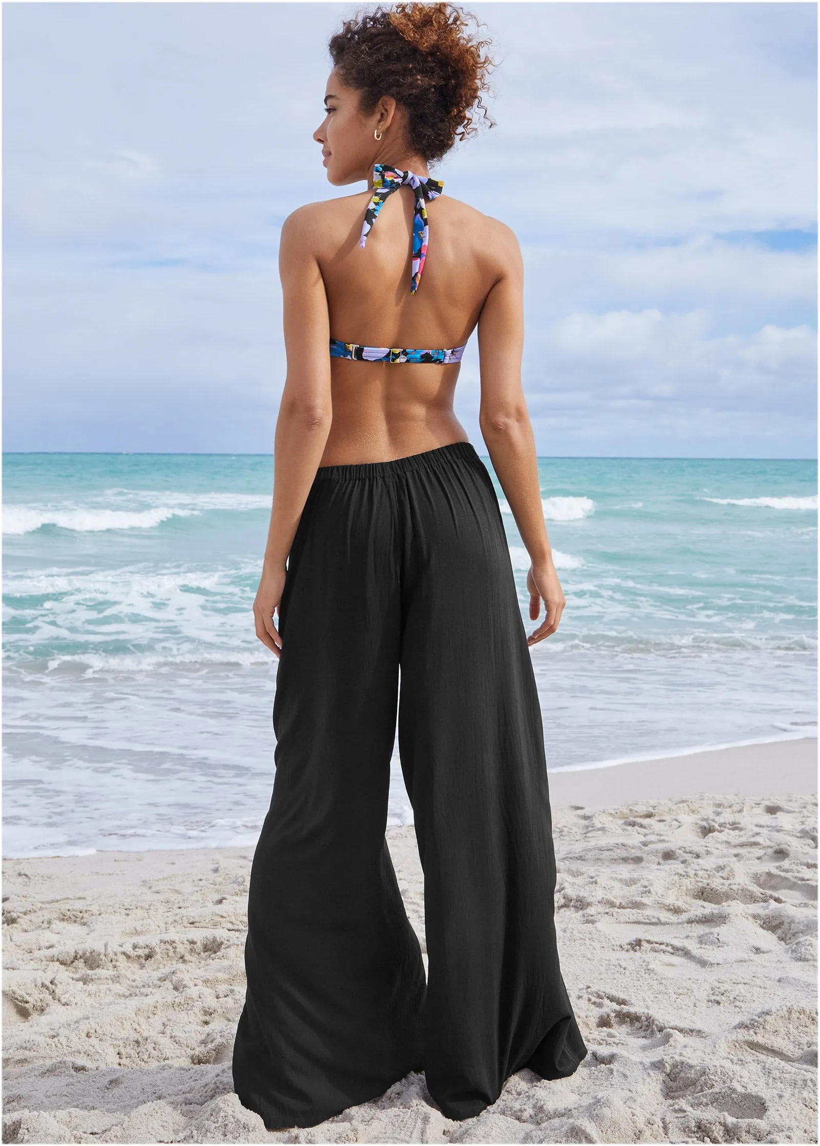 Palazzo Cover-Up Pant - Black Beauty sold by VENUS product image thumbnail 2