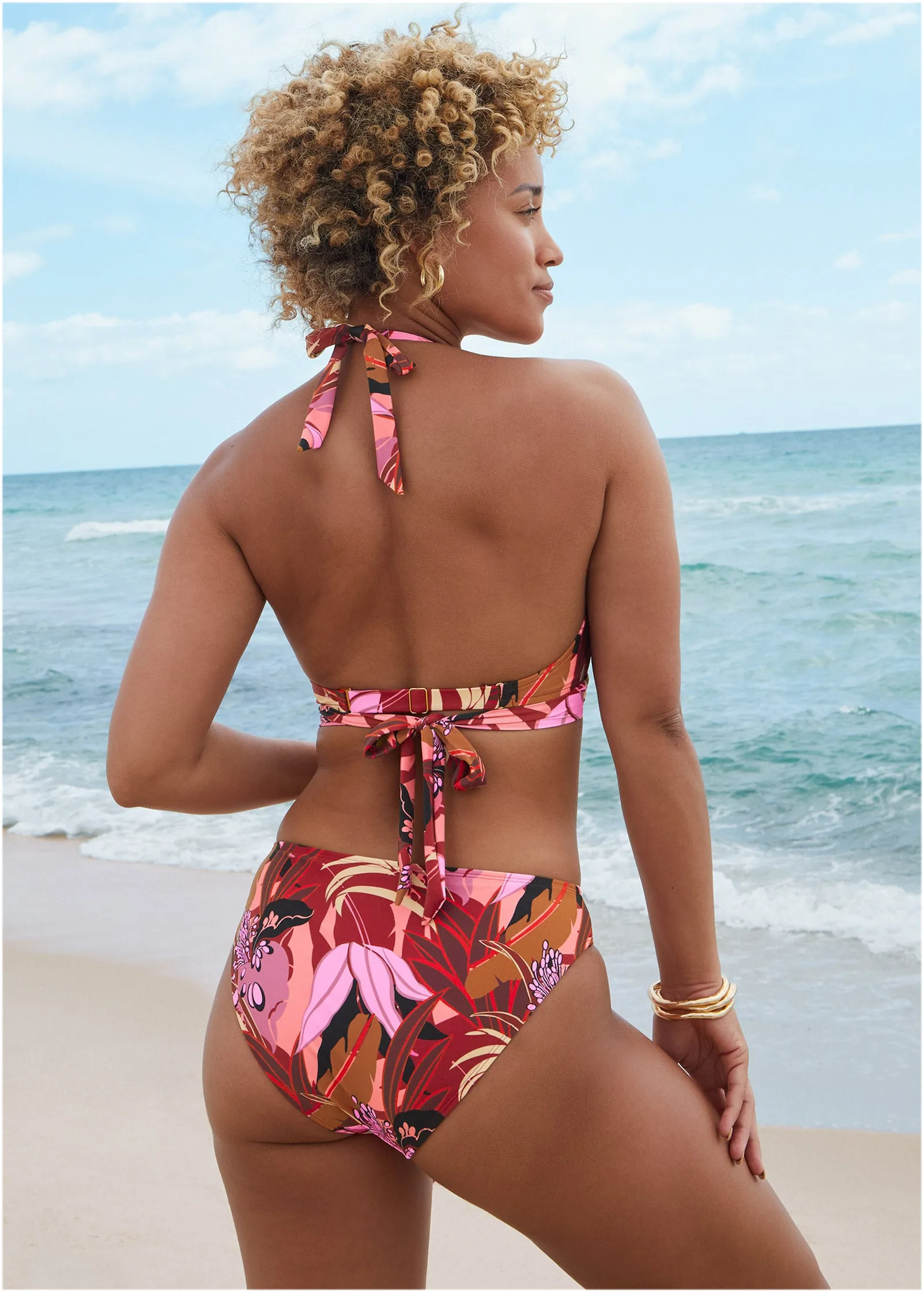 Fiji Mid Rise Moderate Bottom - Exotic Floral sold by VENUS product image thumbnail 2