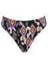 Fiji Mid Rise Moderate Bottom - Desert Ikat Black sold by VENUS