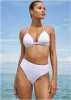 Tahiti High Rise Moderate Bottom - Pearl White sold by VENUS