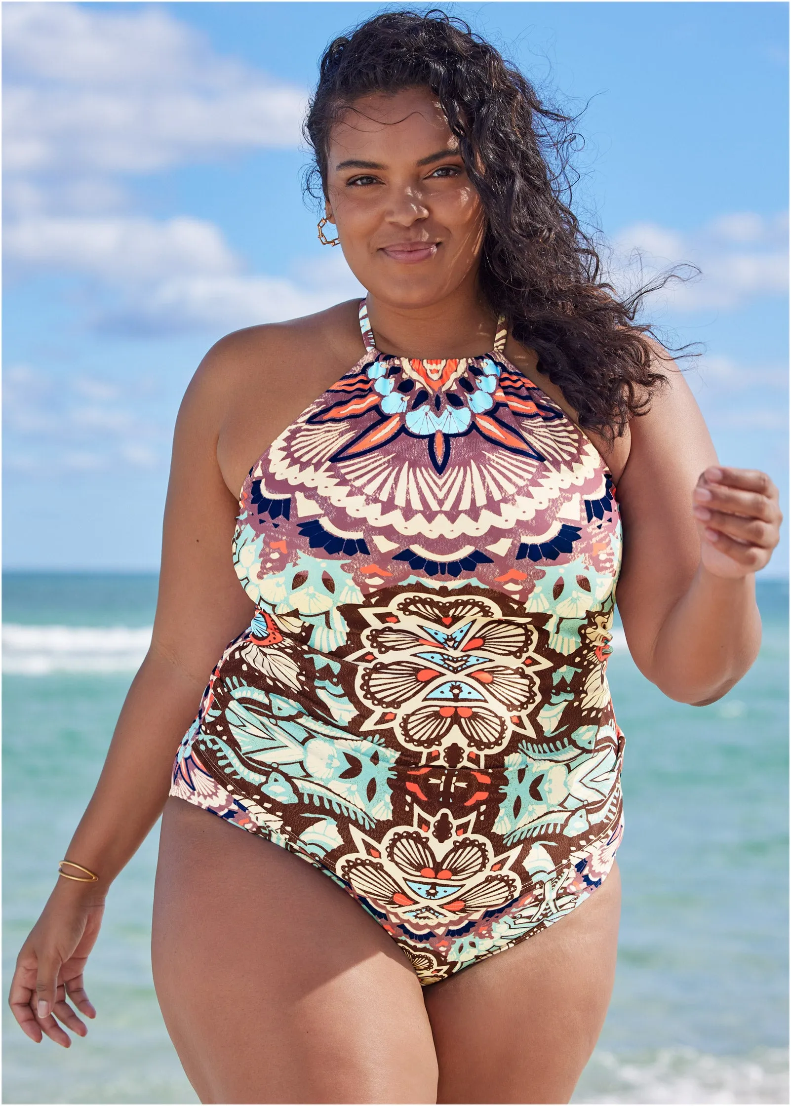 Fiji Mid Rise Moderate Bottom - Summer Sands sold by VENUS product image thumbnail 4
