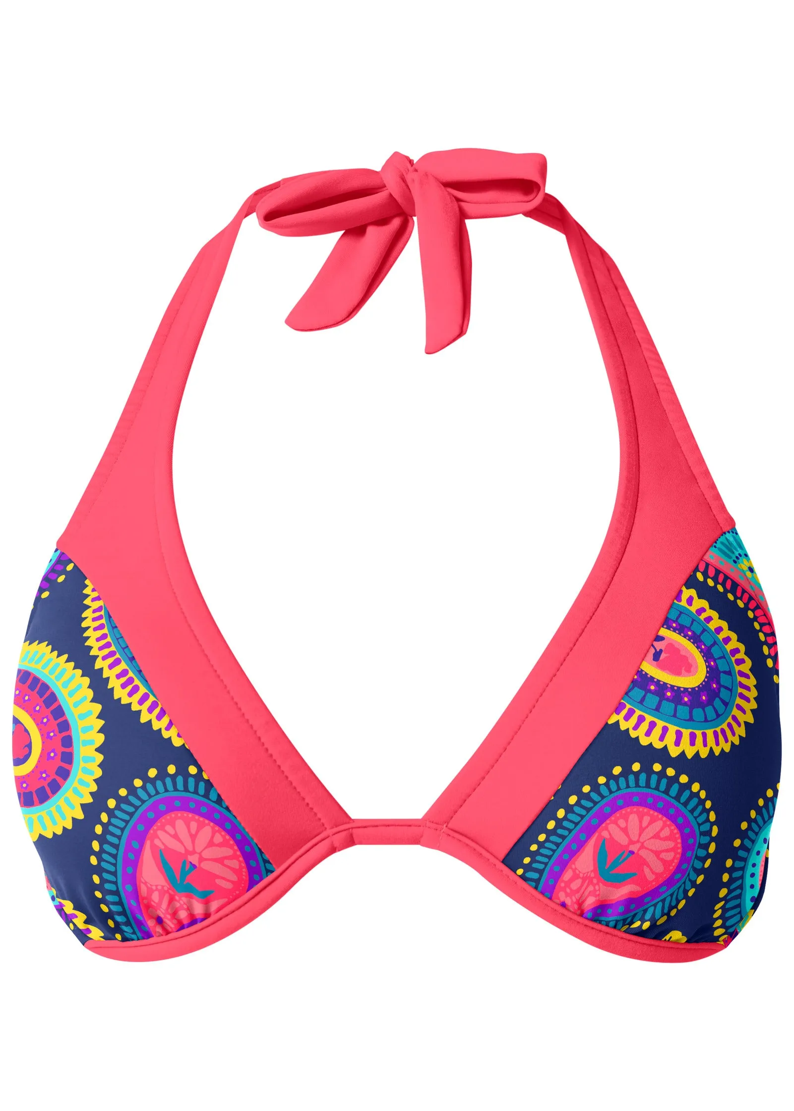 Belize Underwire Halter Top - Festive Paisley sold by VENUS product image thumbnail 2