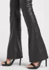 Flare Faux-Leather Pants - Black sold by VENUS