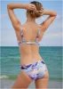 St Lucia Twist Front Top - Rip Tide sold by VENUS