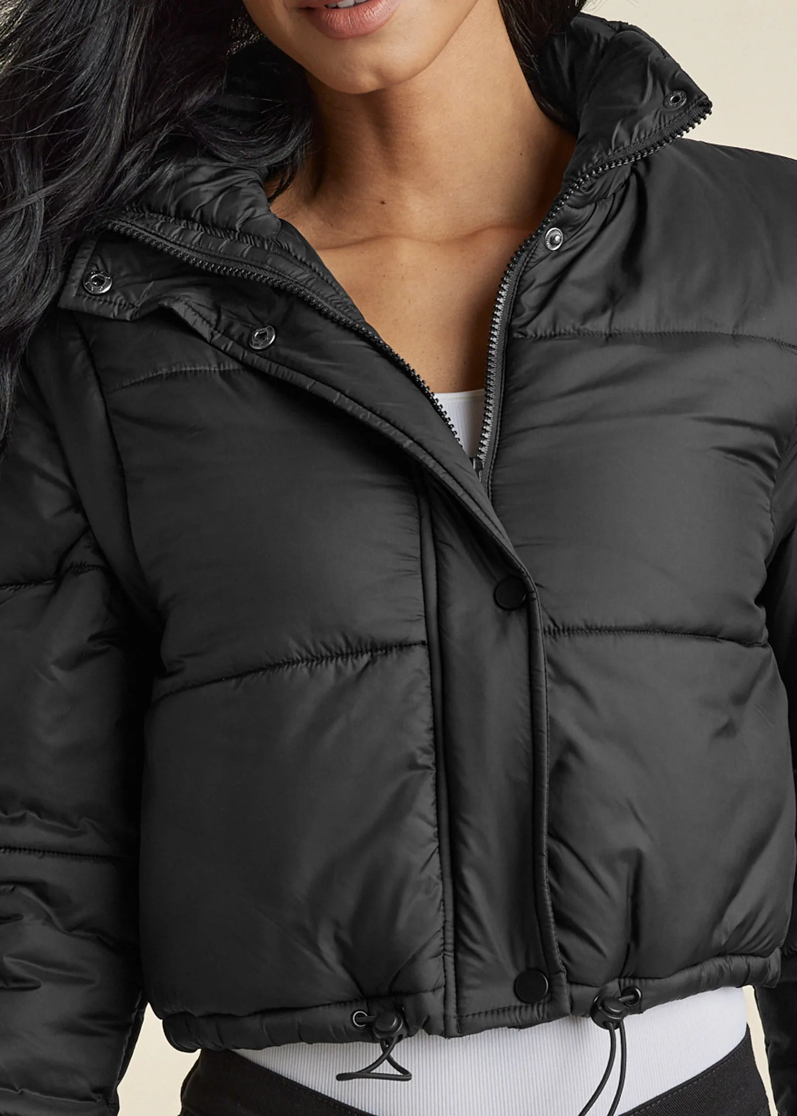 Convertible Puffer Coat - Black sold by VENUS product image thumbnail 3
