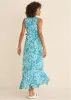 High-Low Wrap Dress - Pisces Paisley sold by VENUS