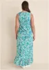 High-Low Wrap Dress - Pisces Paisley sold by VENUS