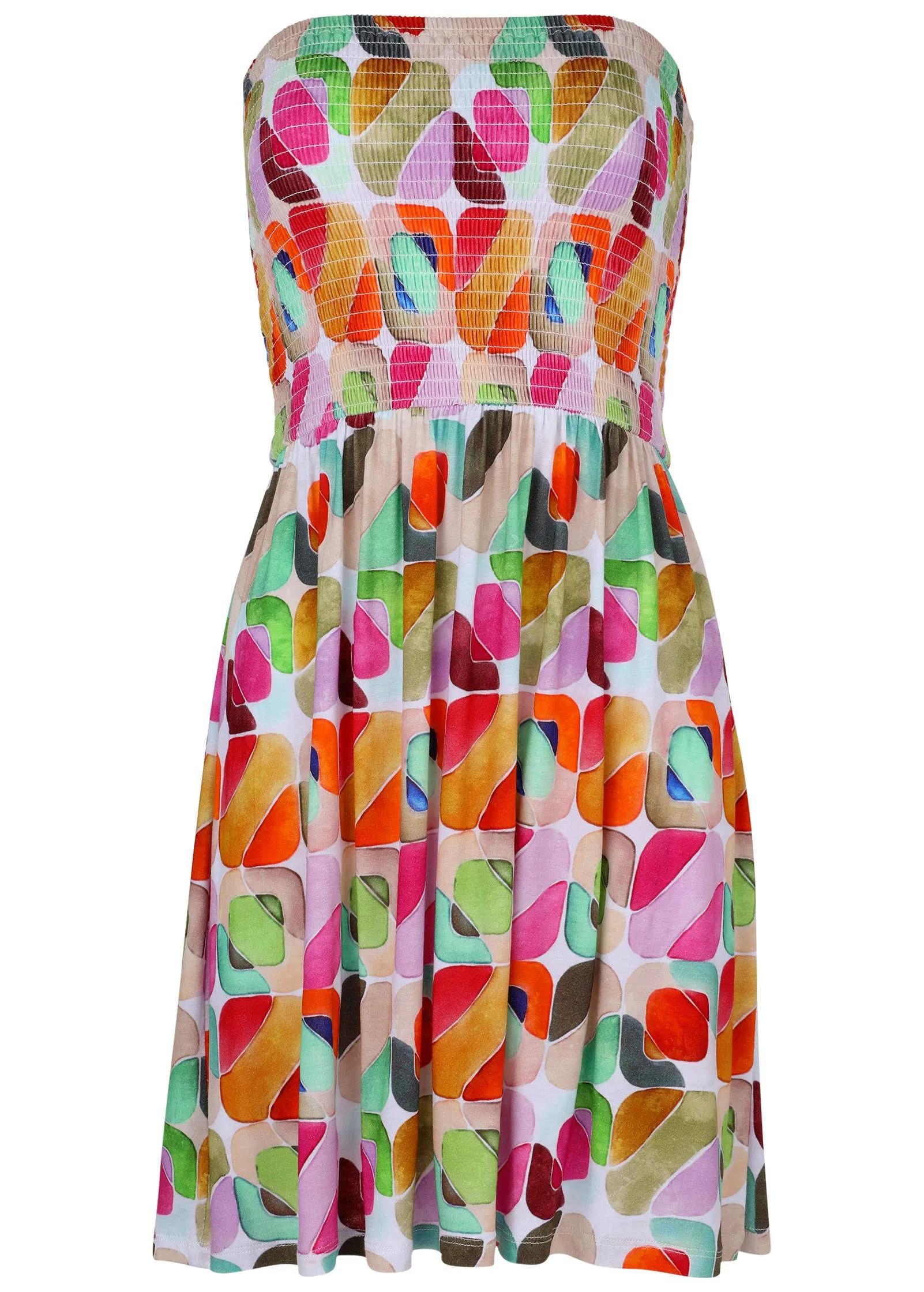 Convertible Cover-Up Dress - Watercolor Geo sold by VENUS product image thumbnail 4