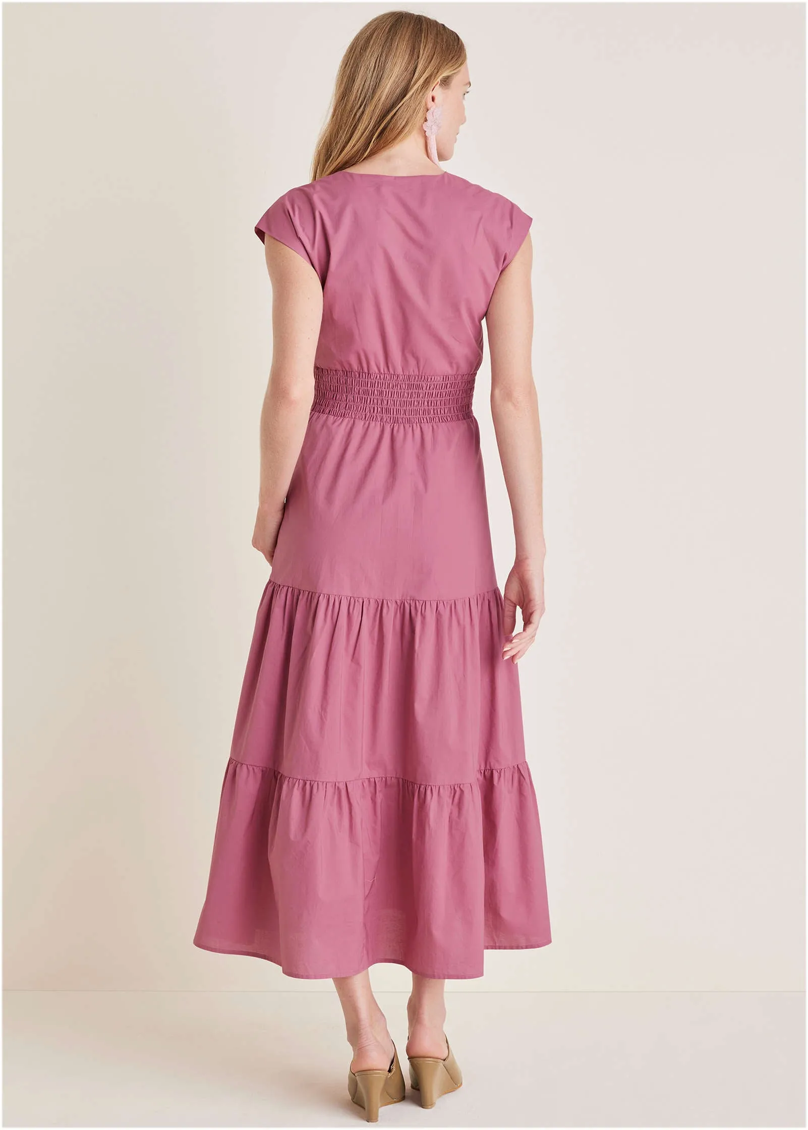 Smocked Waist Maxi Dress - Heather Rose sold by VENUS product image thumbnail 2